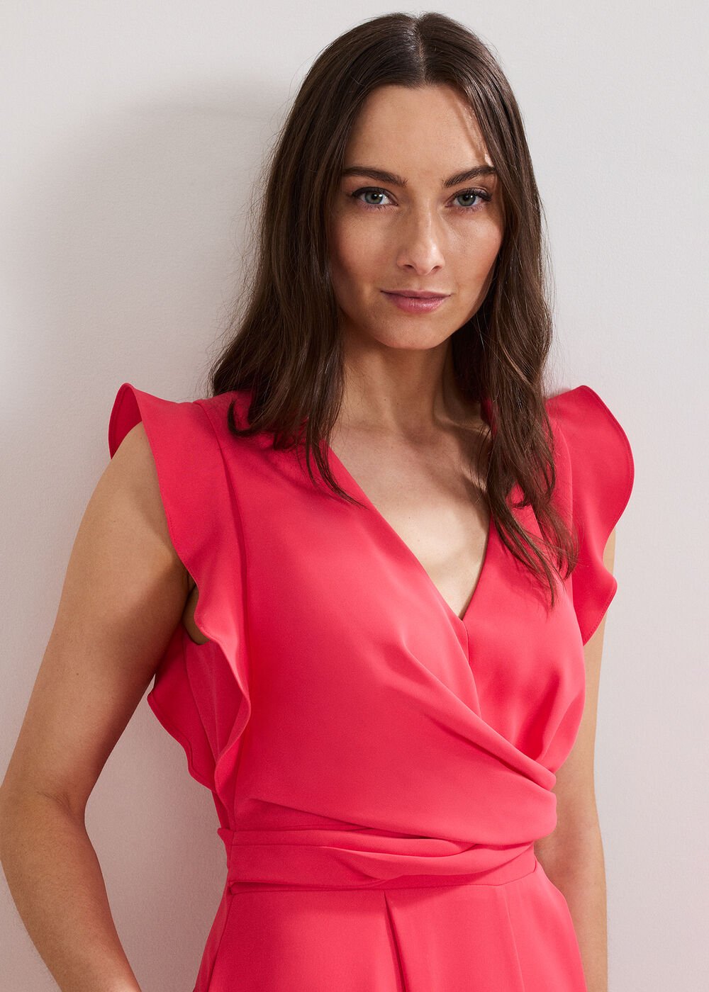 Ayla Ruffle Jumpsuit - Pink