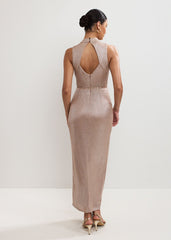 Libby Metallic Dress - Gold