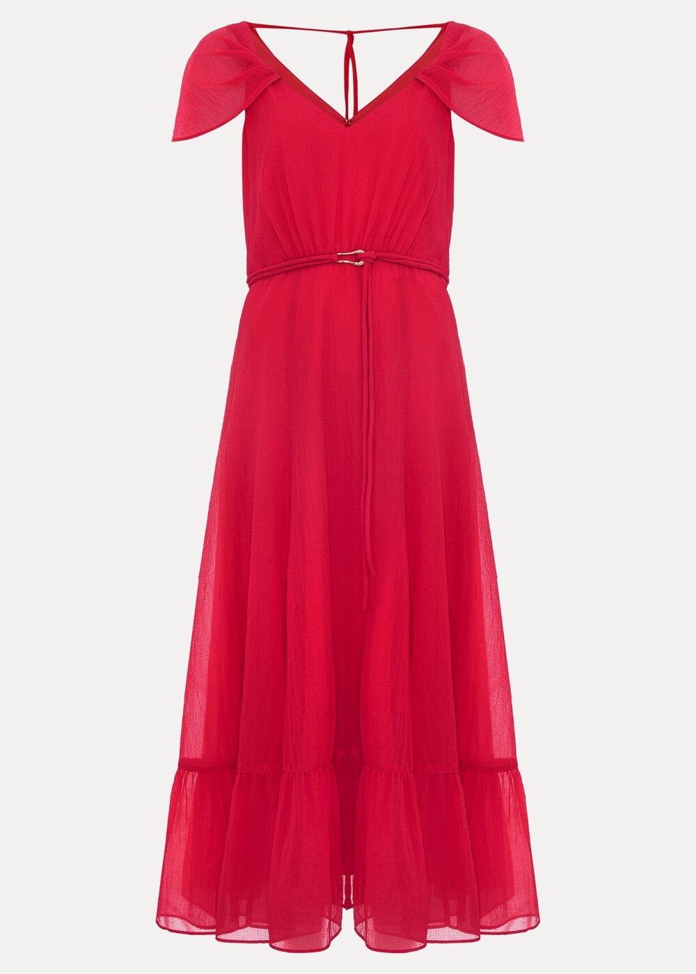 Jen Pink Midi Dress - Pink