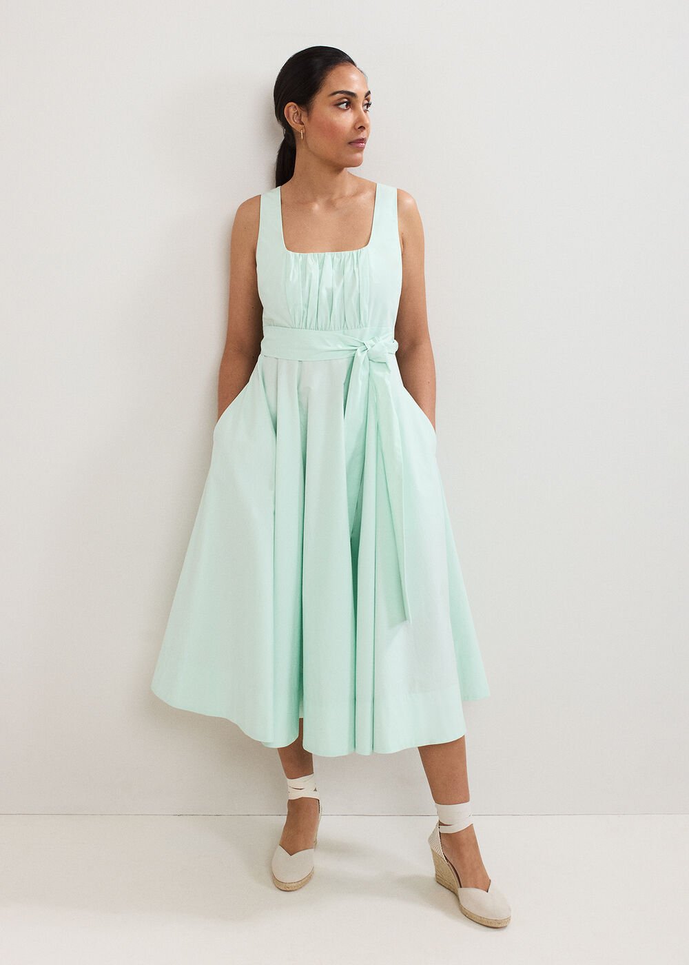Petite Melinda Dress - Pale Green