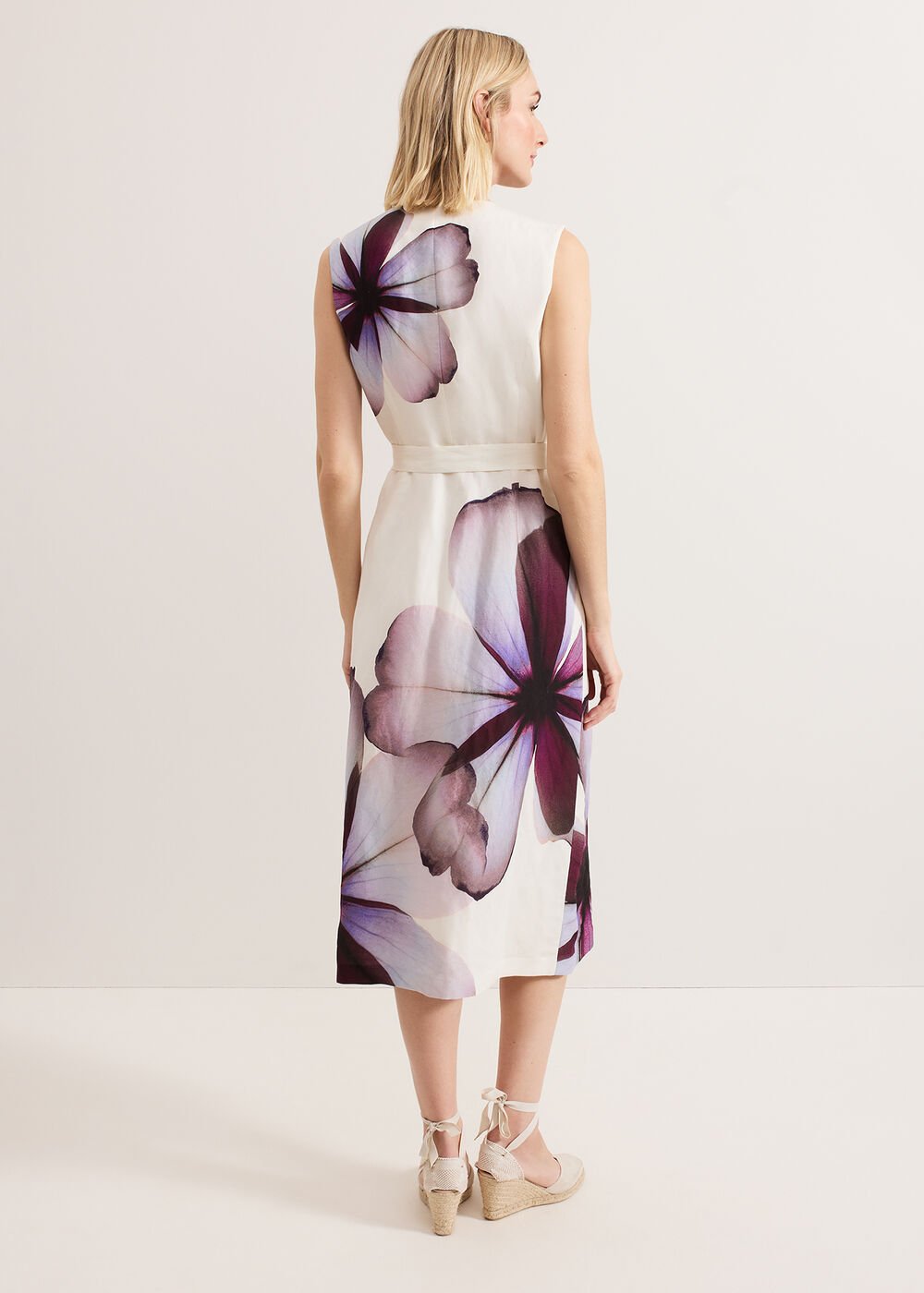 Nina Linen Dress - Ivory