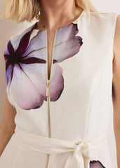 Nina Linen Dress - Ivory