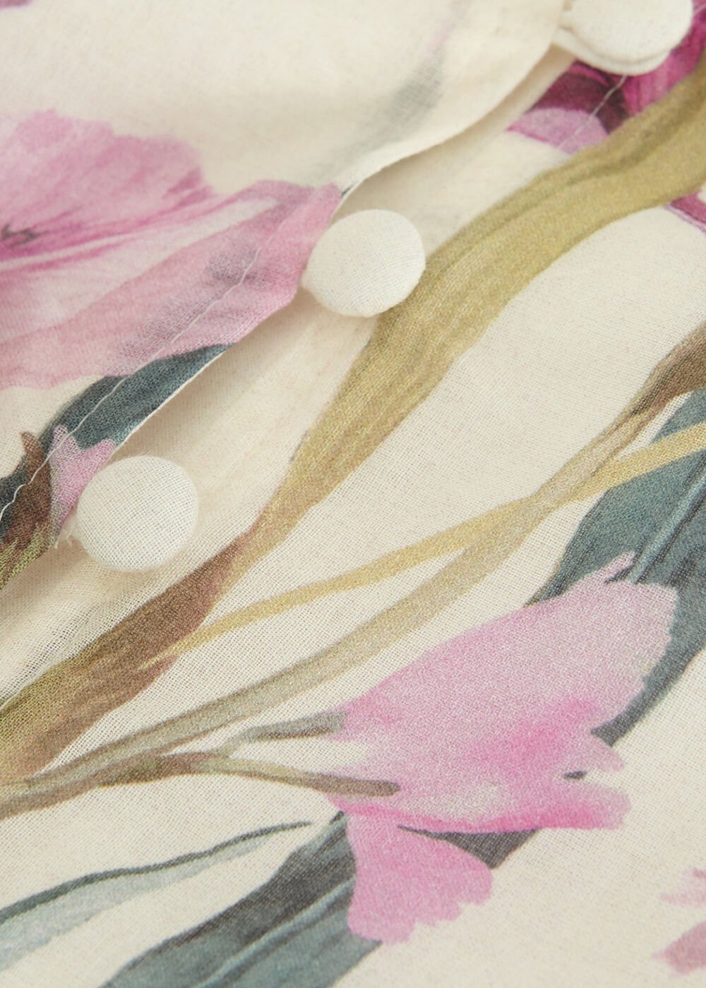 Velma Floral Dress - Ivory