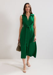 Becky Tie Dress - Green