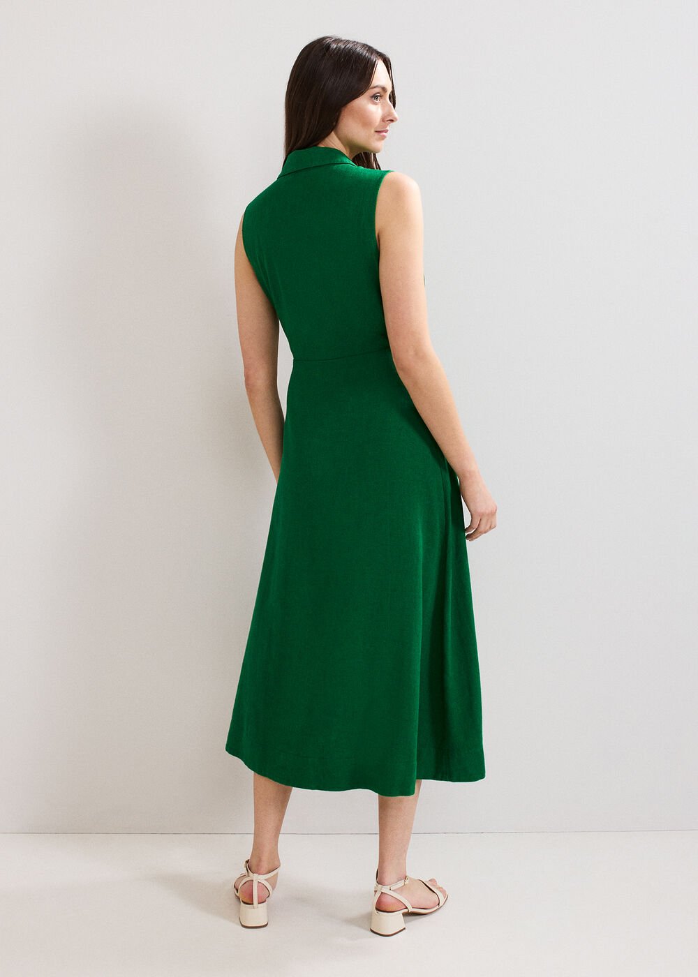 Becky Tie Dress - Green