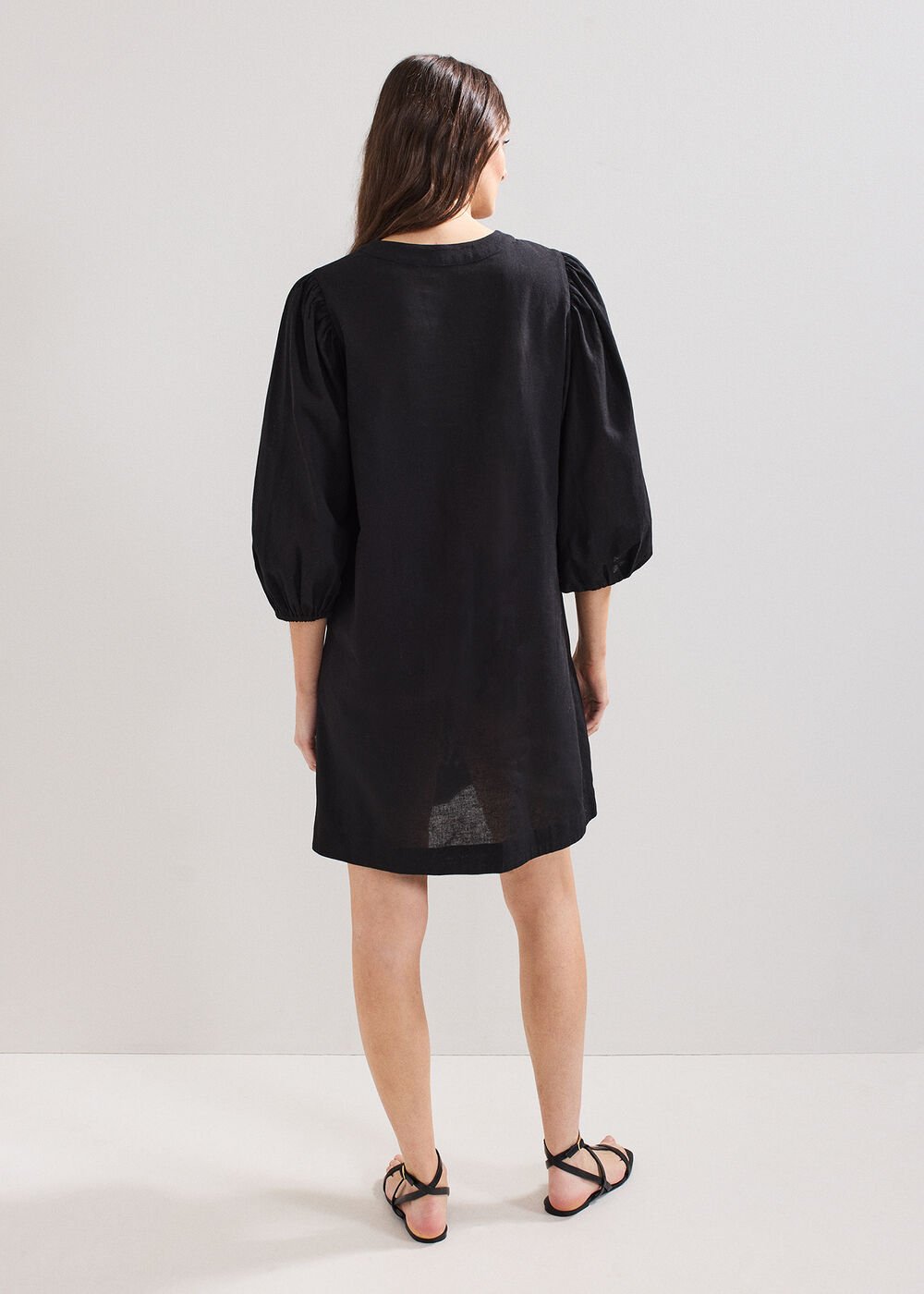 Bettie Tunic Dress - Black Multi