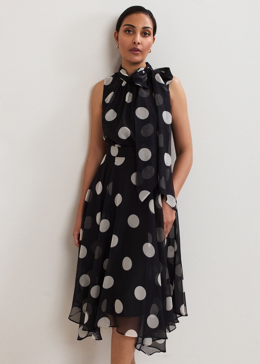 Petite Lucinda Dress - Black Multi