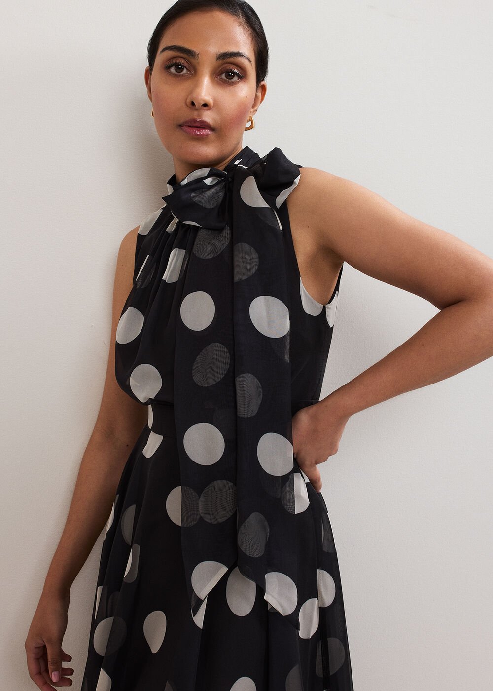 Petite Lucinda Dress - Black Multi