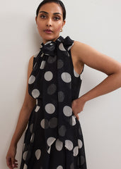 Petite Lucinda Dress - Black Multi