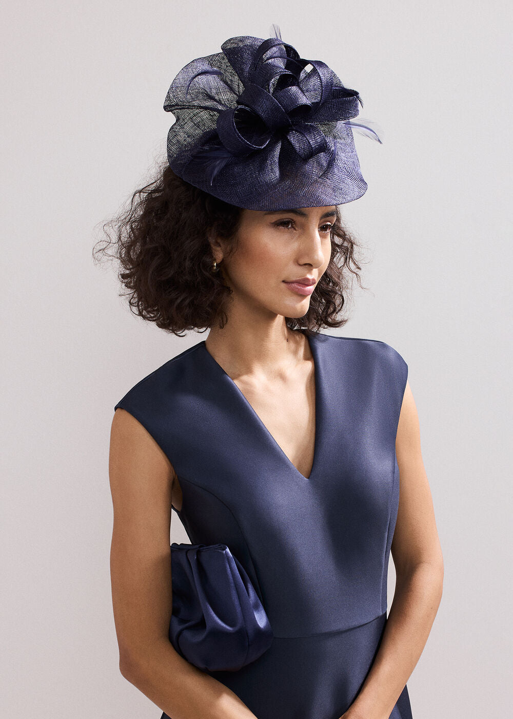 Freeform Fascinators - Navy