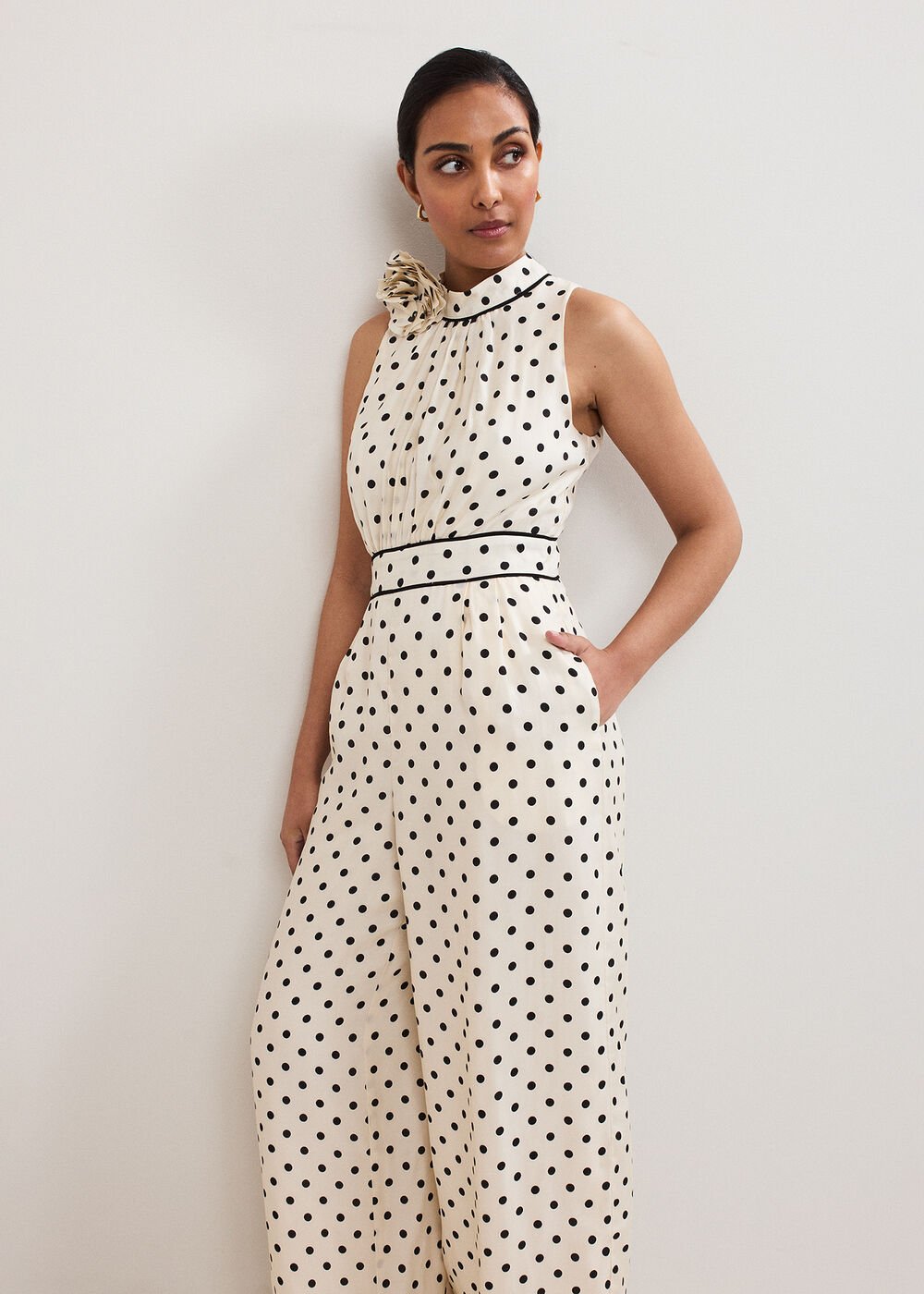 Petite Marilee Jumpsuit - Ivory
