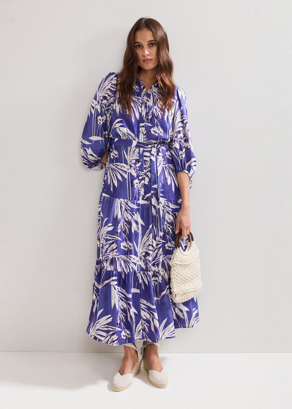 Coralie Shirt Dress - Blue