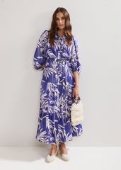 Coralie Shirt Dress - Blue