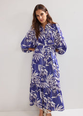 Coralie Shirt Dress - Blue