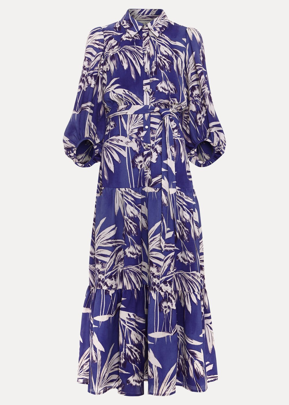 Coralie Shirt Dress - Blue