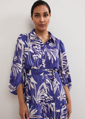 Petite Coralie Dress - Blue