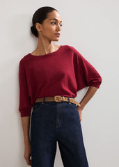 Cristine Knit Top - Red