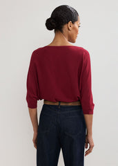 Cristine Knit Top - Red