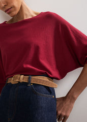 Cristine Knit Top - Red