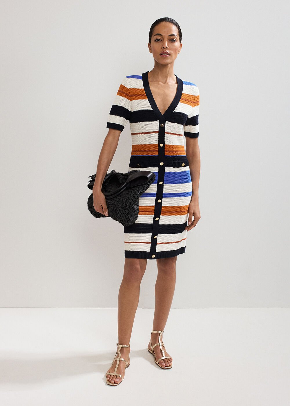 Bridget Stripe Dress - Multi-Coloured
