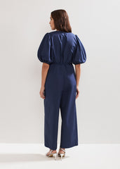 Joni Belted Jumpsuit - Navy