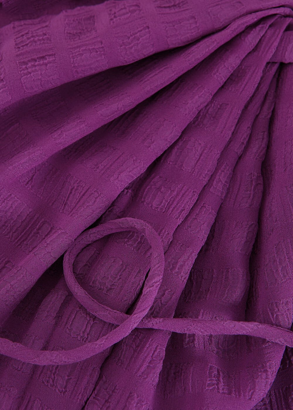 Gwen Textured Dress - Purple