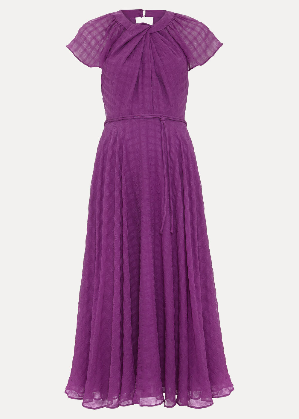 Gwen Textured Dress - Purple