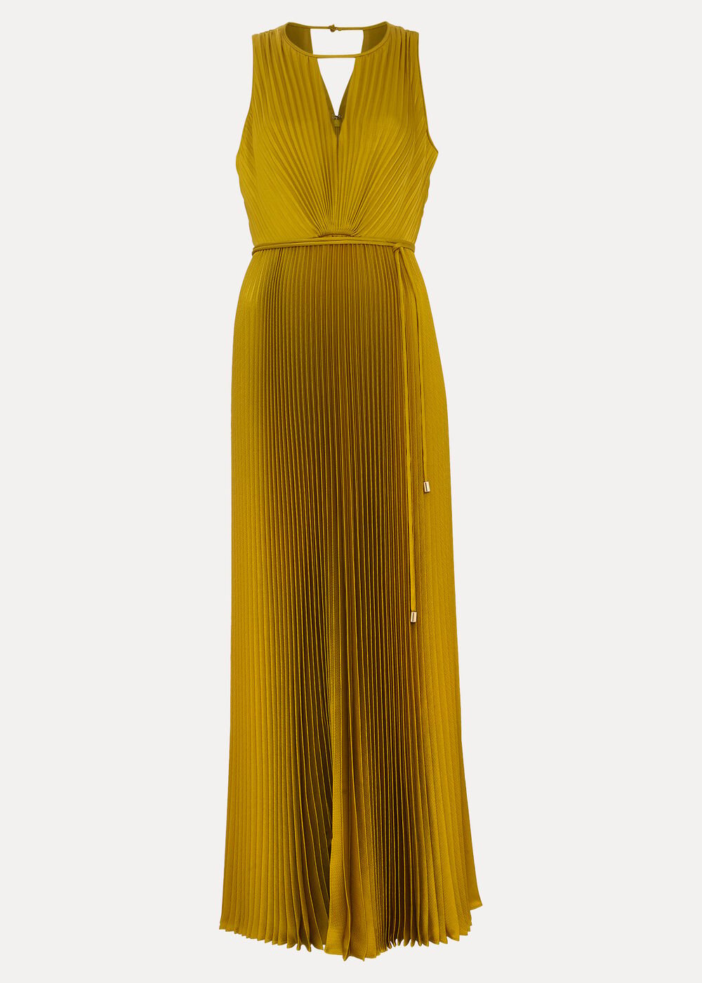 Dionne Pleated Dress - Yellow