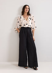 Jaqlyn Spot Blouse - Pink