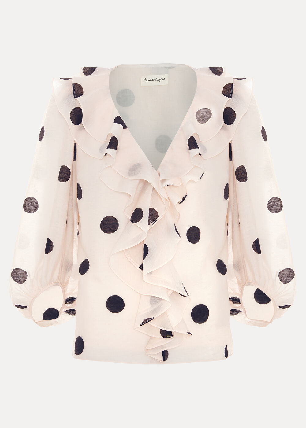 Jaqlyn Spot Blouse - Pink