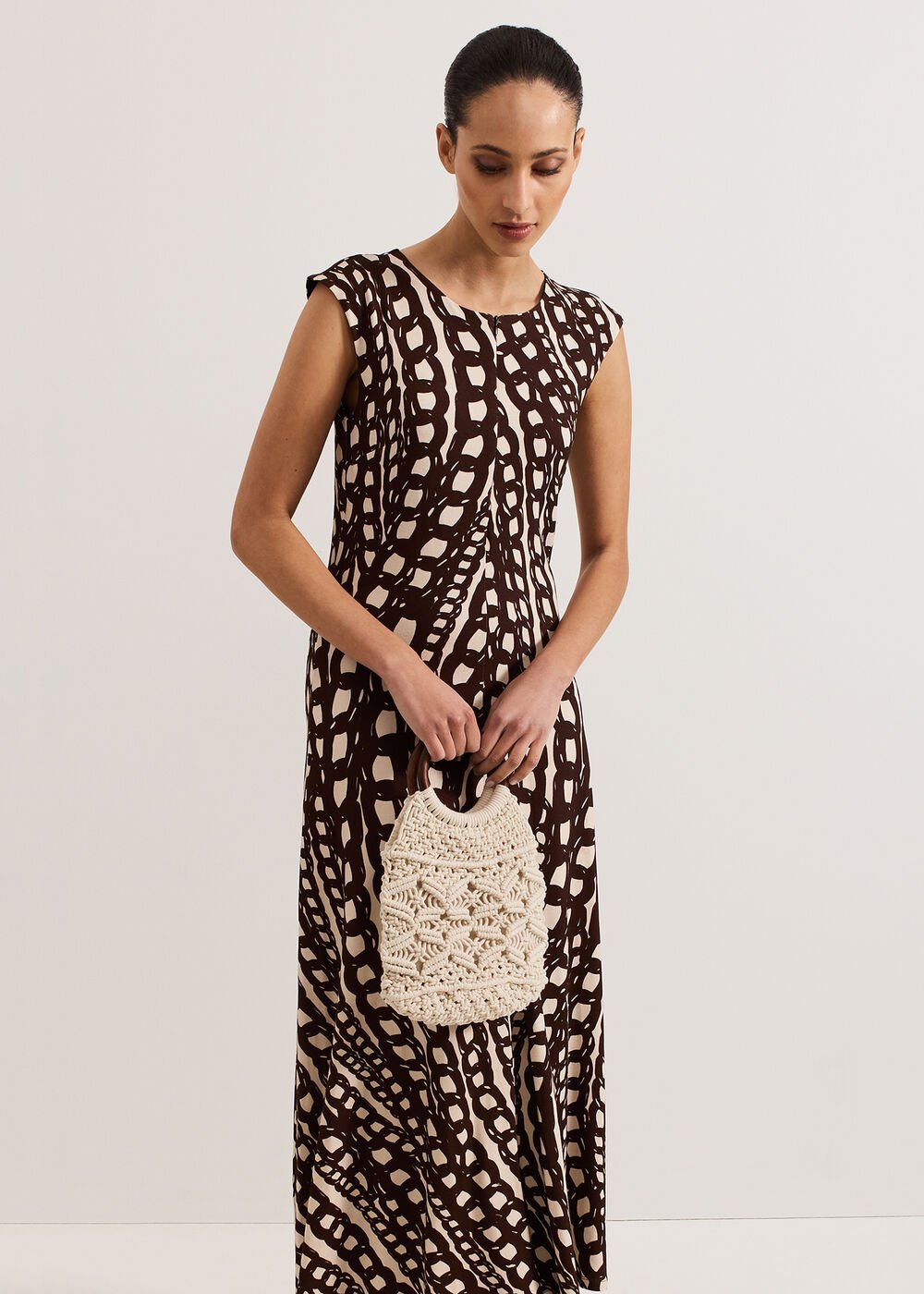 Kristy Midaxi Dress - Brown