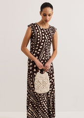Kristy Midaxi Dress - Brown