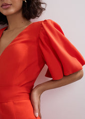 Zarah Midi Dress - Orange