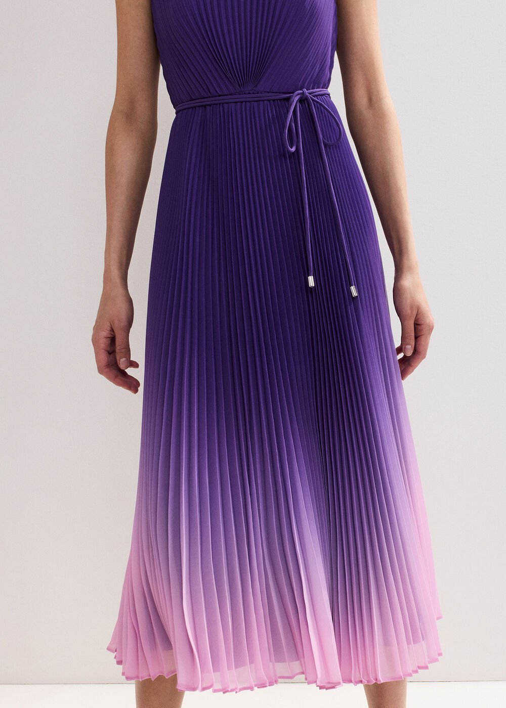 Simara Ombre Midi Dress - Purple