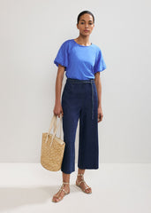 Tate Puff Sleeve Top - Blue