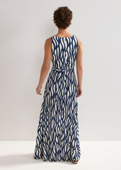 Artemis Dress - Navy/Ivory