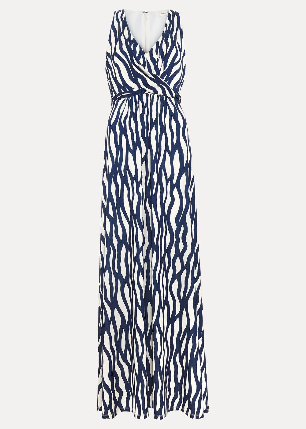 Artemis Dress - Navy/Ivory