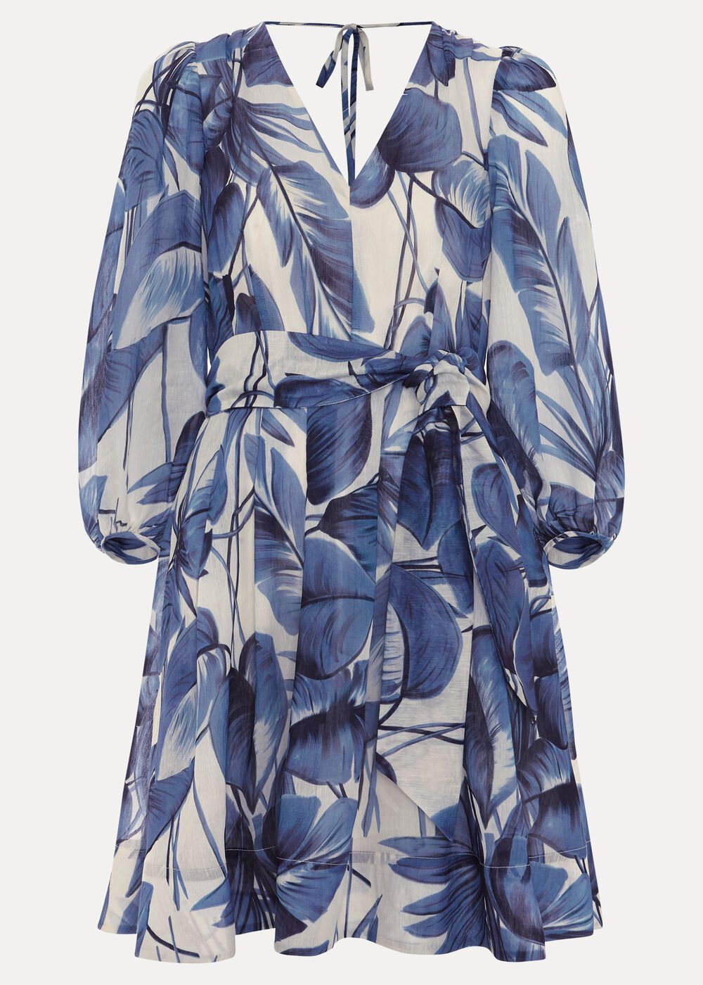 Kaya Printed Dress - Blue