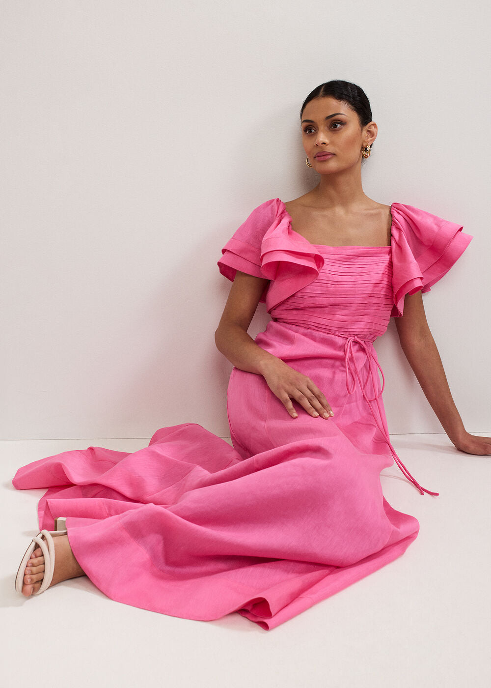 Rhianna Midi Dress - Pink