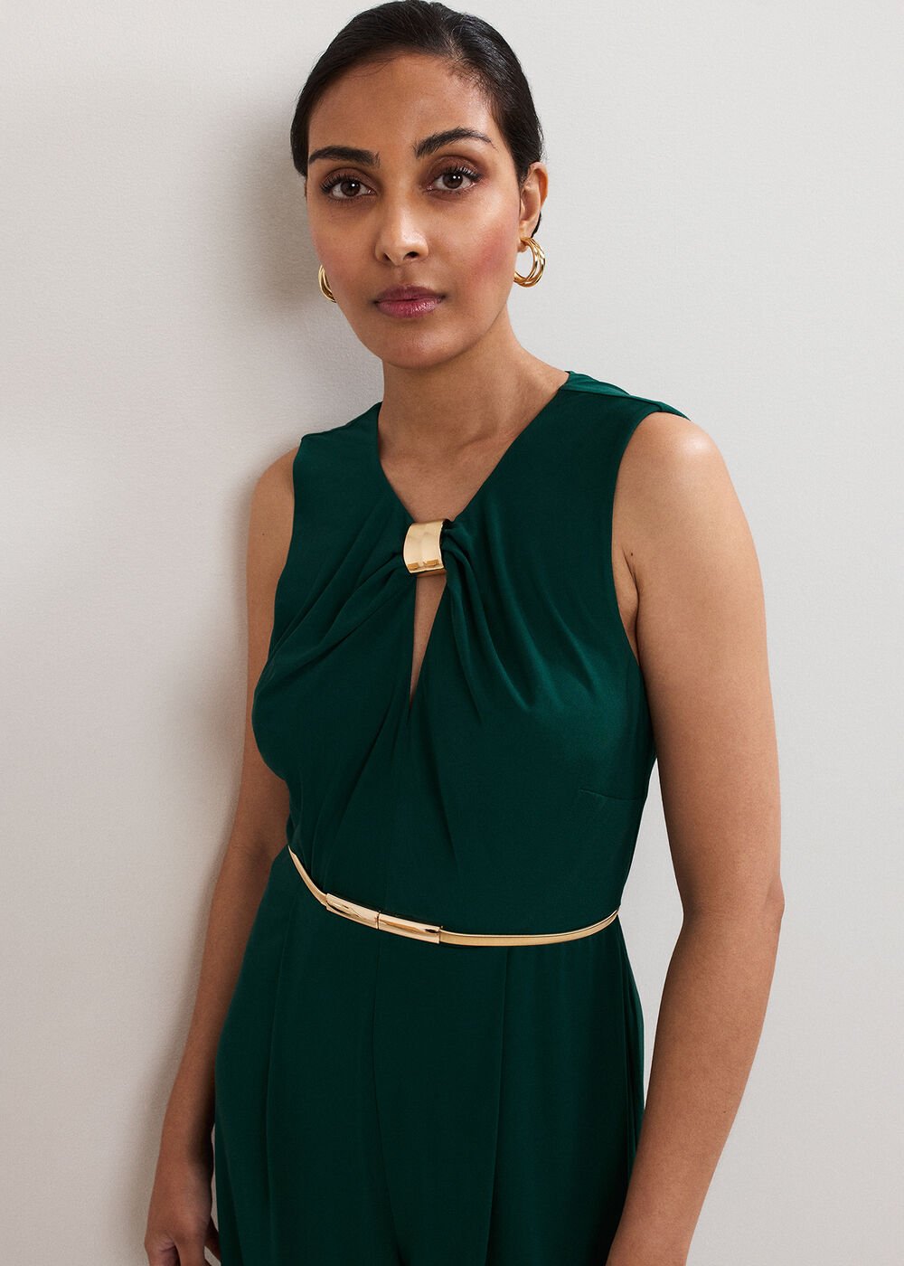 Petite Alinda Jumpsuit - Teal