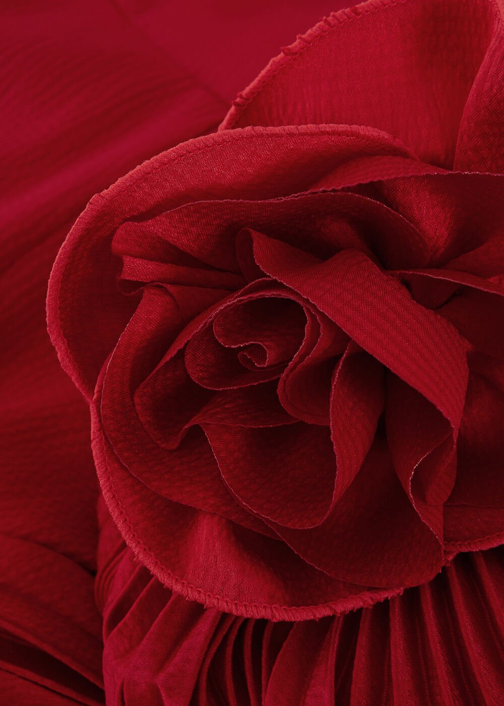 Emlyn Pleated Dress - Red