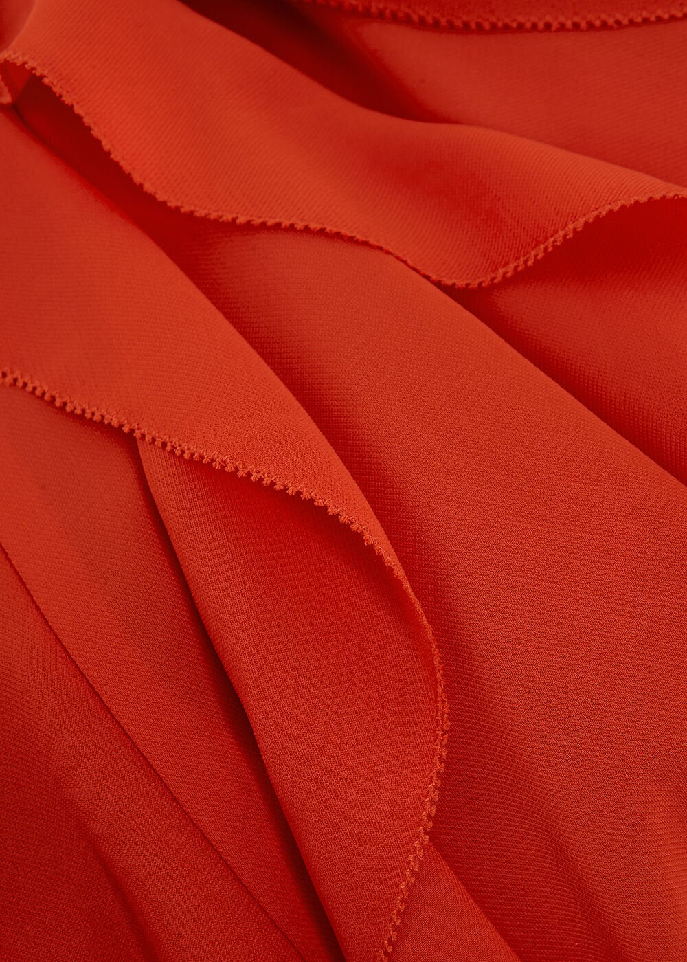 Lianah Ruffle Maxi Dress - Orange