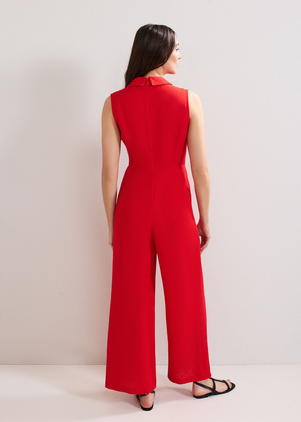 Becky Tie Front Jump - Red