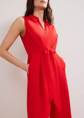 Becky Tie Front Jump - Red
