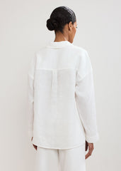 Arla Linen Shirt - White