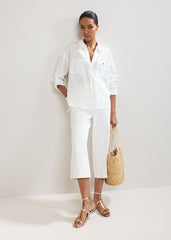Arla Linen Shirt - White