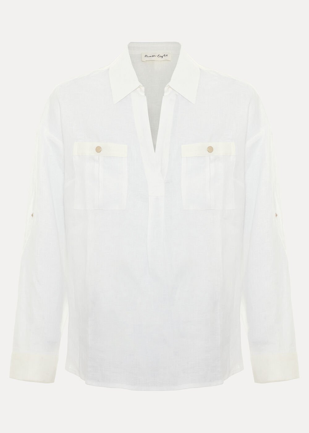 Arla Linen Shirt - White