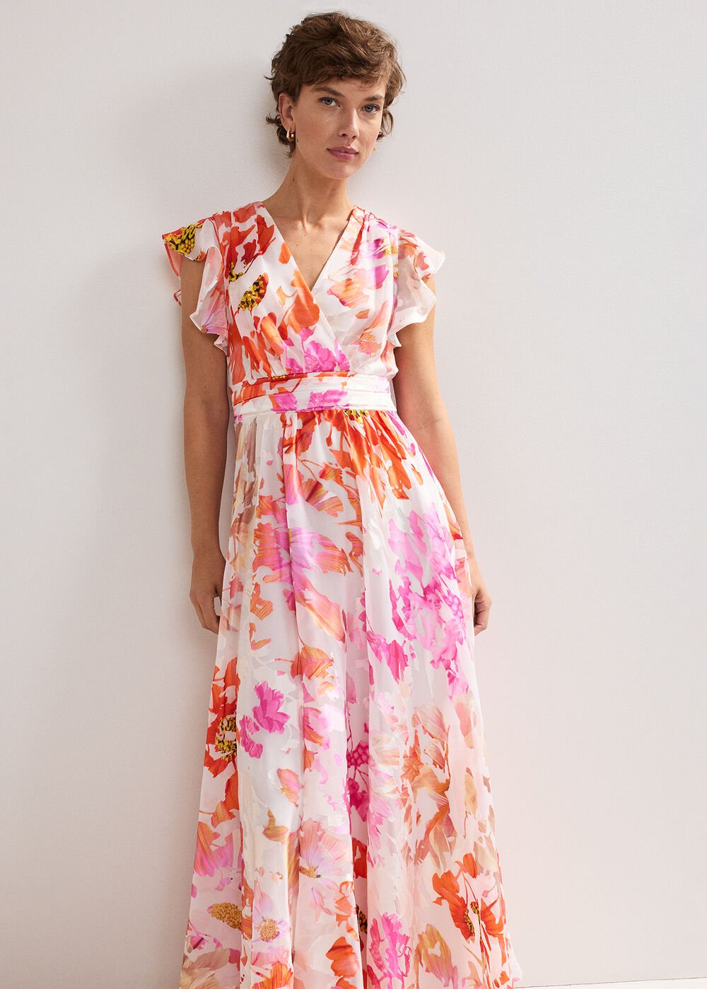 Liana Burnout Dress - Multi