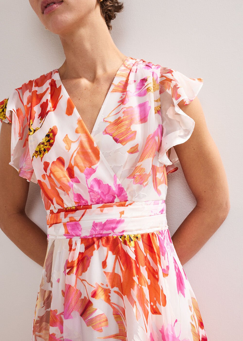 Liana Burnout Dress - Multi