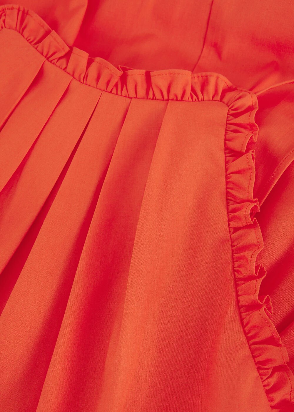 Nolia Cotton Dress - Orange